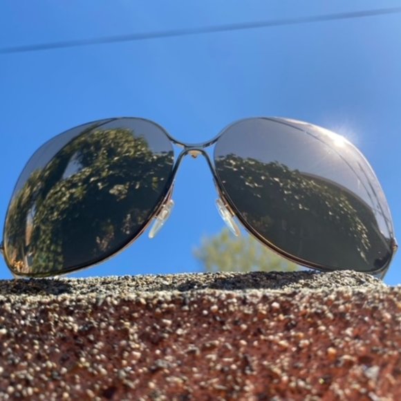 Victoria Beckham Rose Gold Sunglasses - Picture 7 of 9